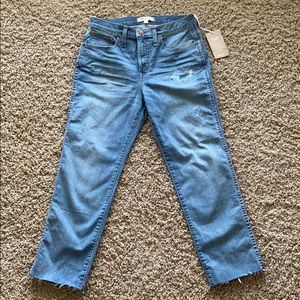 Madewell Stovepipe Jeans in Holburn Wash Petite